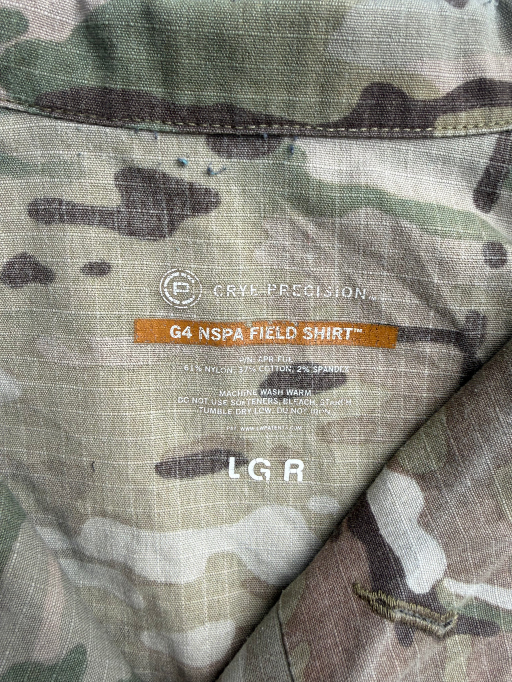 Crye Precision G4 NSPA FIELD SHIRT - Preowned - Large / Regular