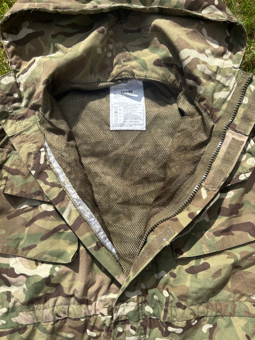 British Army MTP SMOCK 1 - Grade 1 - No Wire In Hood